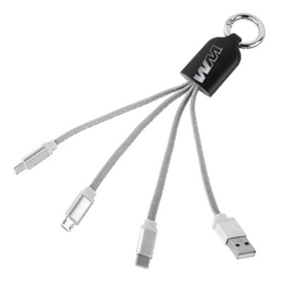 Jellyfish Light-Up Braided Charging Cable