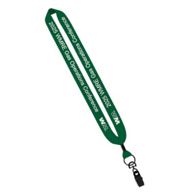 Dye-Sublimated Lanyard with Clip - 1 in. - Renewable Energy