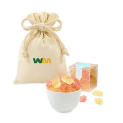 Sugarfina Champagne Bears Candy Cube Gift Bag