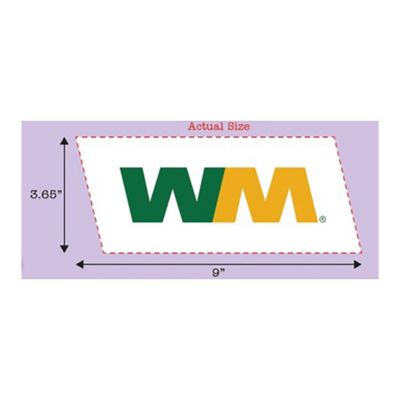 WM Flag Decal - 9 in. x 3.65 in