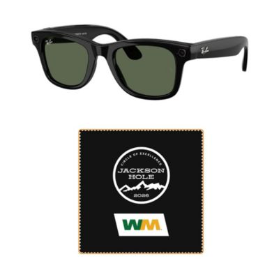 Ray-Ban Meta Wayfarer AI Glasses - Shiny Black Frame - COE