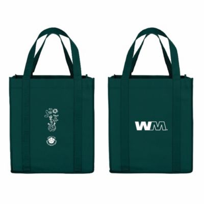 Good Value Mega Grocery Tote - 15 in. x 13 in. x 10 in. - Read Up & Green Up
