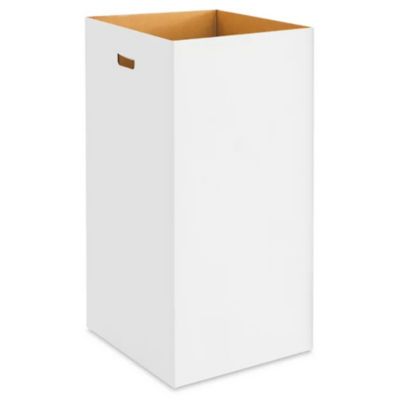 Blank Corrugated Trash Box – 18 in. x 18 in. x 36 in.