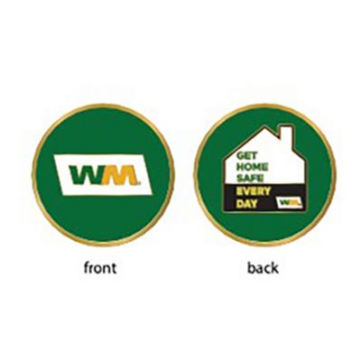 Soft Enamel Coin - 1.25 in. - Get Home Safe
