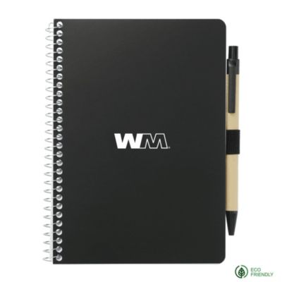 FSC Mix Spiral Notebook with Pen - 5 in. x 7 in. - Ships in 48 Hours