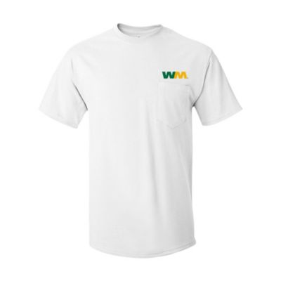 Hanes Tagless 100 Percent Cotton T-Shirt with Pocket