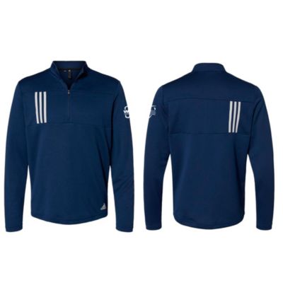 Adidas 3-Stripes Double Knit Quarter-Zip Pullover - WMPO