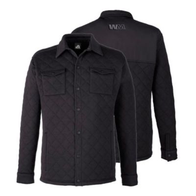 J America Adult Quilted Jersey Shirt Jacket