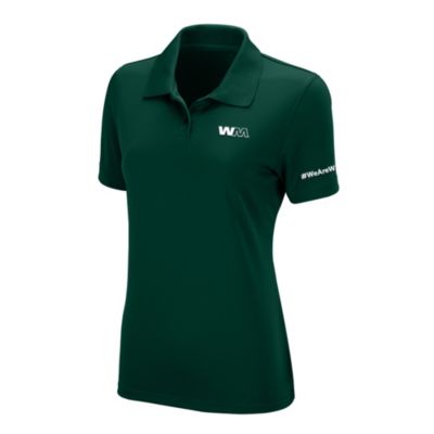 Ladies Vansport Omega Solid Mesh Tech Polo Shirt - #WeAreWM