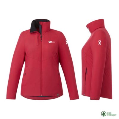 Ladies Kyes Eco Packable Jacket Insulated Jacket - Go Red Day