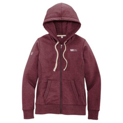 Ladies District Re-Fleece Full-Zip Hoodie - Go Red Day