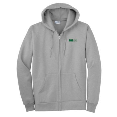 Port and Company Essential Fleece Full-Zip Hooded Sweatshirt
