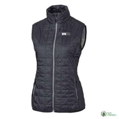 Cutter & Buck Ladies Rainier PrimaLoft Eco Puffer Vest