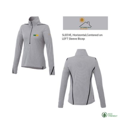 Ladies Dege Eco Knit Half Zip Jacket - Summer Safety