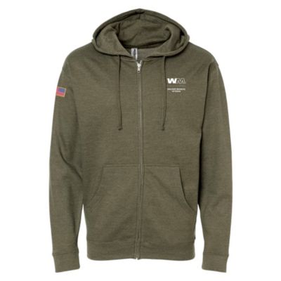 Independent Trading Co. Midweight Full-Zip Hooded Sweatshirt - Veteran