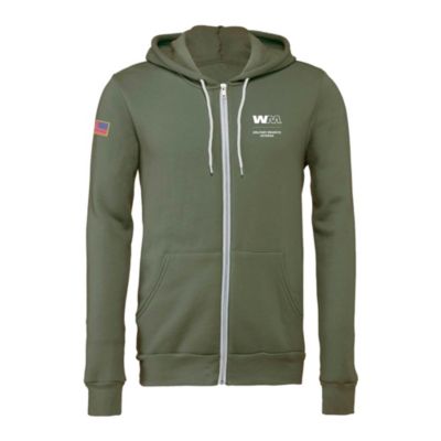 Bella Canvas Sponge Fleece Full-Zip Hoodie - Veteran