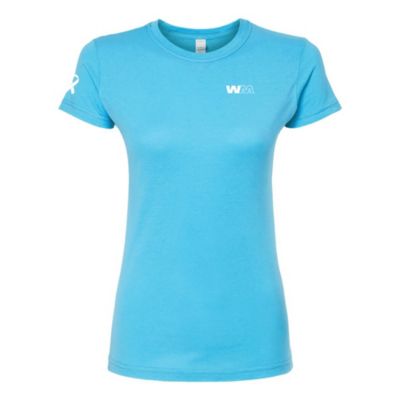 Ladies Tultex Fine Jersey Slim Fit T-Shirt - Prostate Cancer Awareness