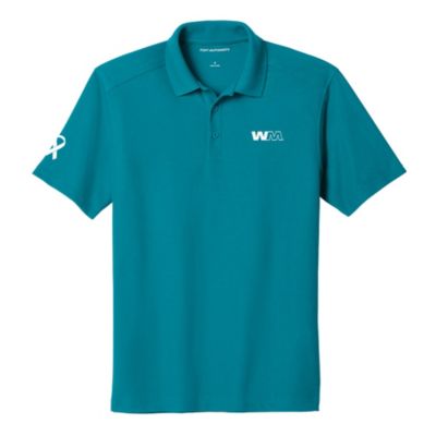 Port & Company EZPerformance Pique Polo Shirt - Ovarian Cancer Awareness