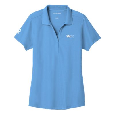 Ladies Port & Company EZPerformance Pique Polo Shirt - Prostate Cancer Awareness