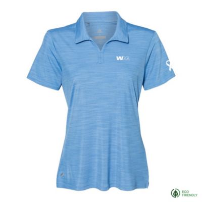 Ladies Adidas Melange Polo Shirt - Prostate Cancer Awareness