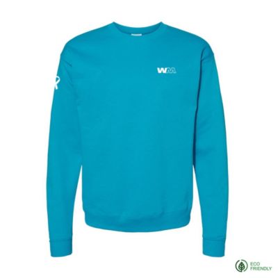 Hanes Ecosmart Crewneck Sweatshirt - Ovarian Cancer Awareness