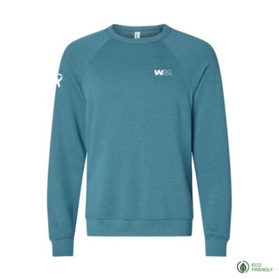 Bella Canvas Sponge Fleece Raglan Crewneck Sweatshirt - Ovarian Cancer Awareness