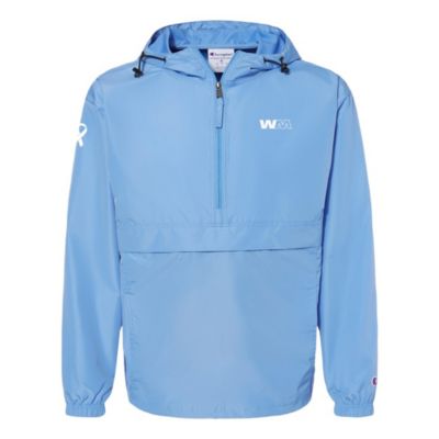 Champion Packable Anorak Quarter Zip Jacket - Prostate Cancer Awareness