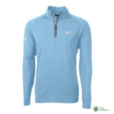 Cutter & Buck Adapt Eco Knit Stretch Recycled Half Zip Pullover - Prostate Cancer Awareness