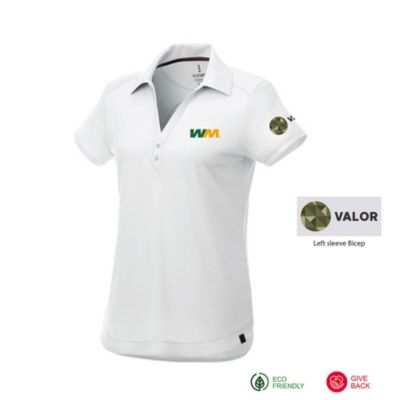 Ladies Amos Eco Short Sleeve Polo Shirt - Valor