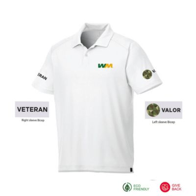 Amos Eco Short Sleeve Polo Shirt - Valor Veteran