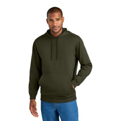 CornerStone Tough Fleece Pullover Hoodie - Military Brand and U.S. Flag