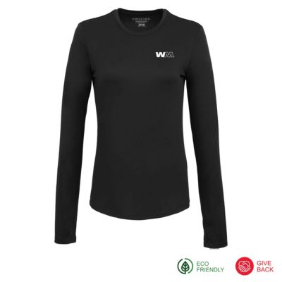 Dara Ladies Recycled Long Sleeve Tech T-Shirt