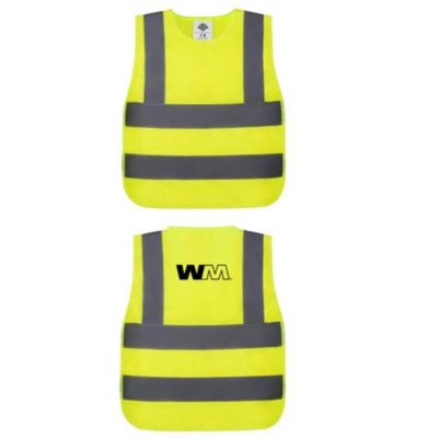 Youth High Visibility Safety Vest - Medium - Pack of 10 