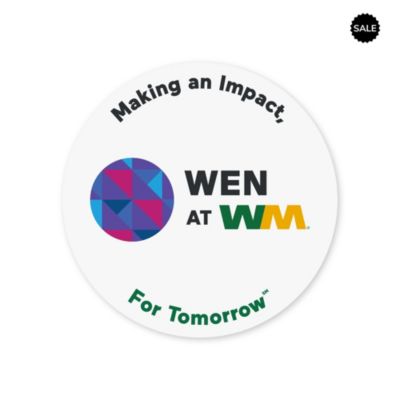 Vinyl Circle Sticker - 2.25 in. - WEN (LowMin) - While Supplies Last