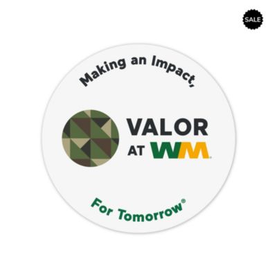 Vinyl Circle Sticker - 2.25 in. - Valor (LowMin) - While Supplies Last