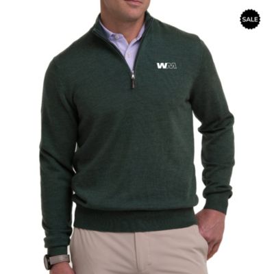 Fairway & Greene Baruffa Merino Quarter Zip Windsweater (1PC) - While Supplies Last
