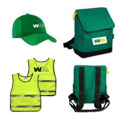 WM Kid's Costume Set - Reversible Dumpster Bag and Hat (1PC)