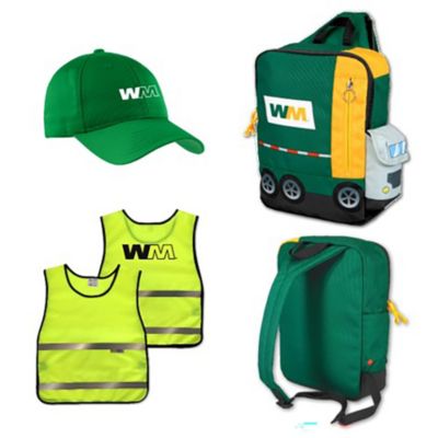 WM Kid's Costume Set - Truck Sling Bag and Hat (1PC)