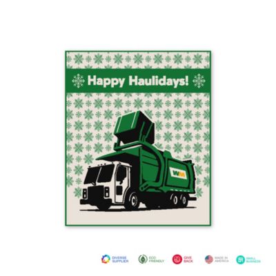 Happy Haulidays Luxury Knit-In Eco Throw (1PC) - Limited Availability