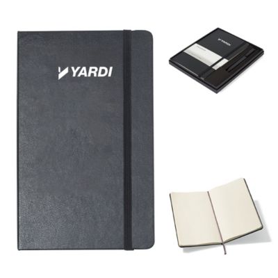 Moleskine Large Notebook and GO Pen Gift Set - Yardi