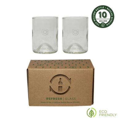 Refresh Glass Clear 2-Pack Glasses - 12 oz. - RentCafe