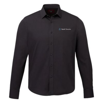 UNTUCKit Black Stone Wrinkle-Free Long Sleeve Shirt - Elevate