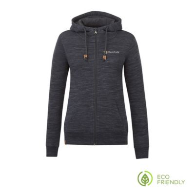 Ladies TenTree Space Dye Zip Hoodie - RentCafe