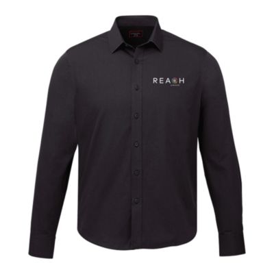 UNTUCKit Black Stone Wrinkle-Free Long Sleeve Shirt - REACH